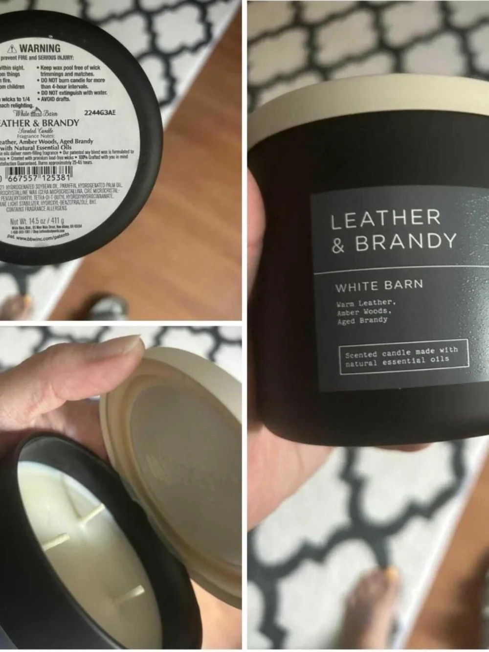 Brand New Leather and Brandy Candle - Picture 3 of 4